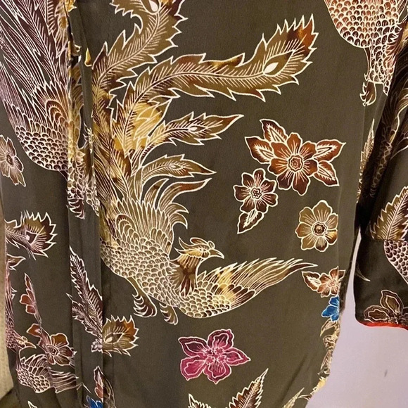 Sandro Paris silk blouse size 3 - Picture 6 of 11